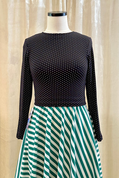 Dani Top in Black Dot