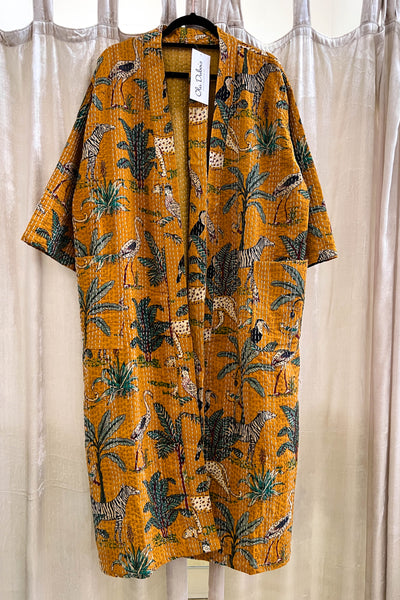 Kantha Robe ~ Golden Jungle