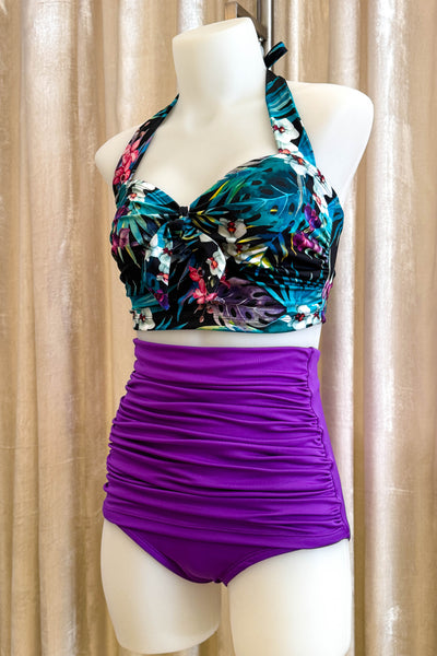 Grace Bottoms in Bright Purple