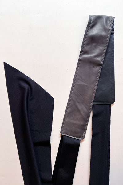 Dark Grey Wrap Belt