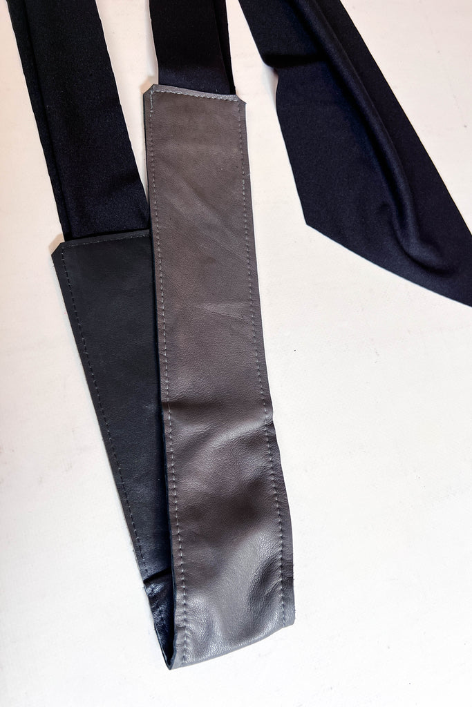Dark Grey Wrap Belt