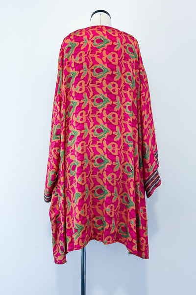 Short Upcycled Kimono Robe ~ Lorelai