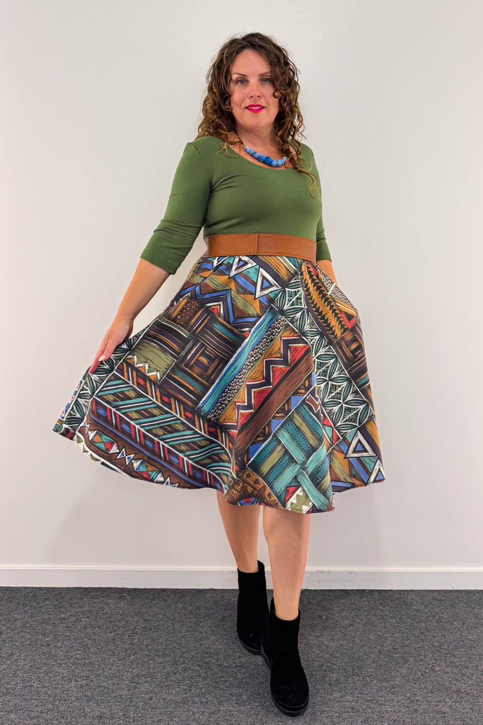 Canyon Colour Dress w/ Pockets MEDIUM