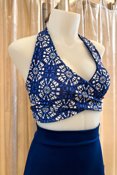 Gina Top in Shibori & Navy