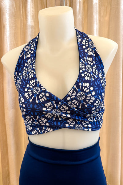 Gina Top in Shibori & Navy