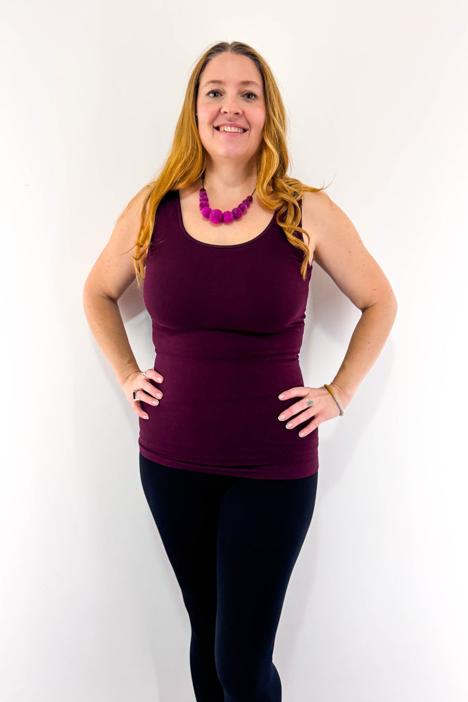 Bamboo Tank Top WINE