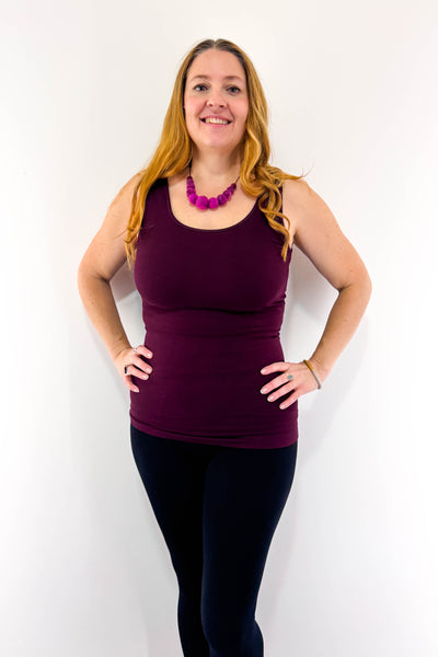 Bamboo Tank Top WINE