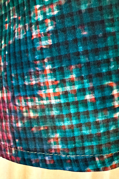 Long Upcycled Robe ~ Geo