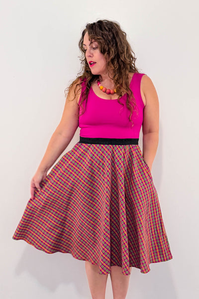 Fuchsia La La Dress w/ Pockets MEDIUM