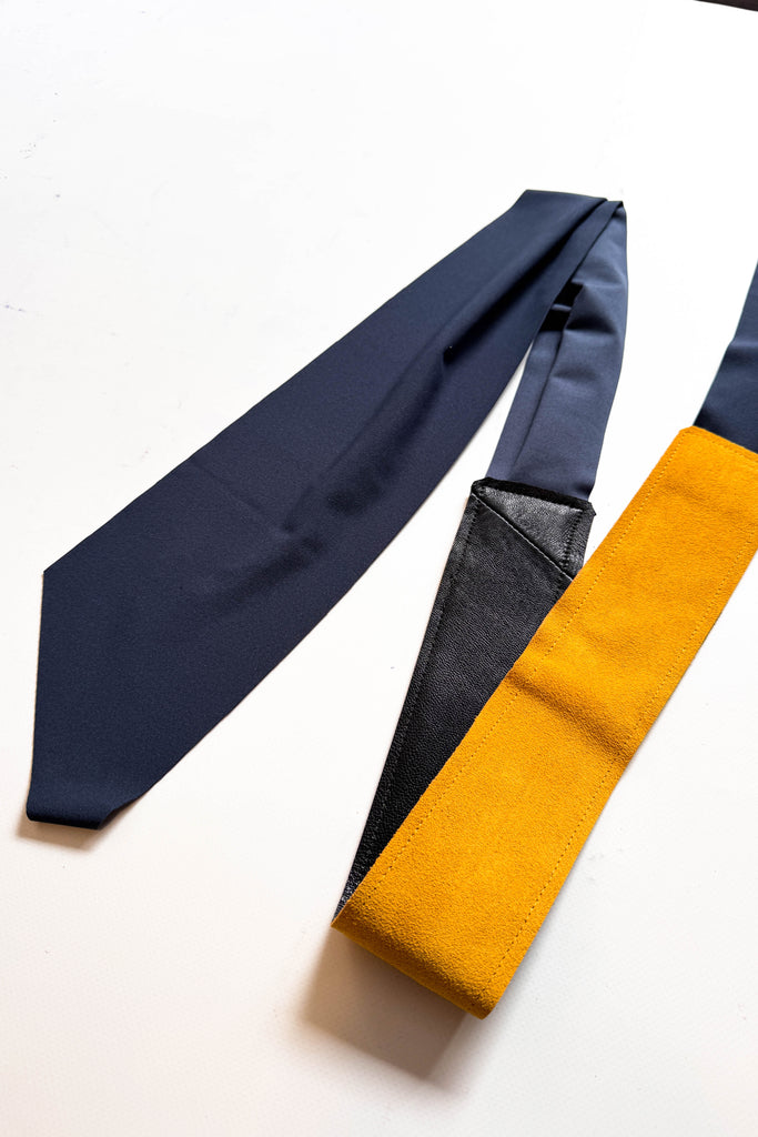 Marigold Suede Wrap Belt
