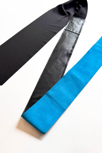 Turquoise Suede Wrap Belt PLUS