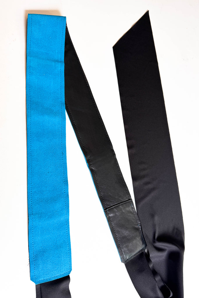 Turquoise Suede Wrap Belt PLUS