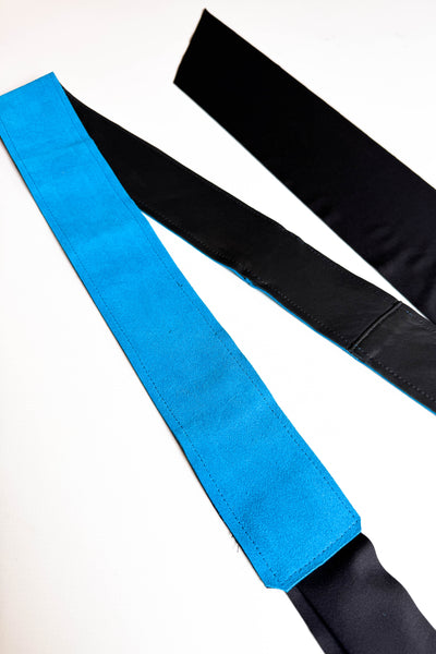 Turquoise Suede Wrap Belt PLUS