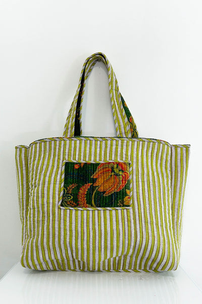 Velvet Tote ~ Green