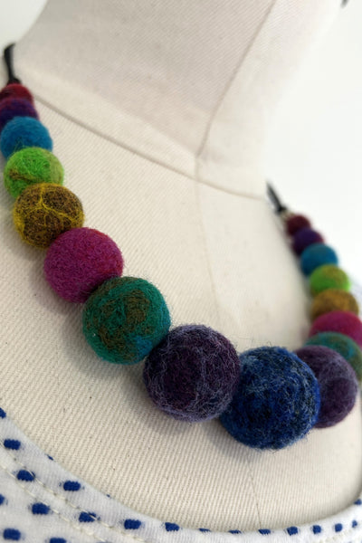 Wool Necklace in Celestial
