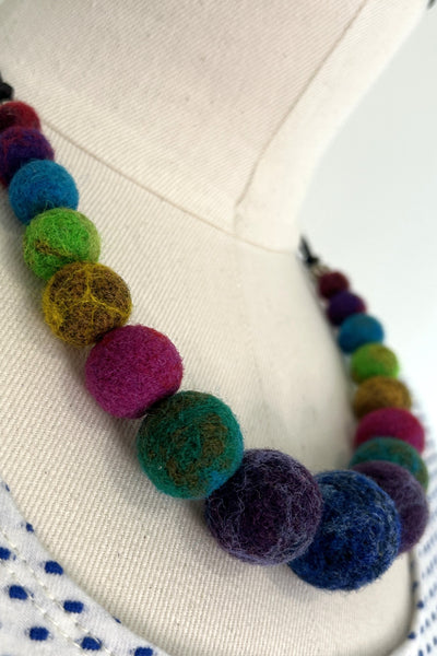 Wool Necklace in Celestial