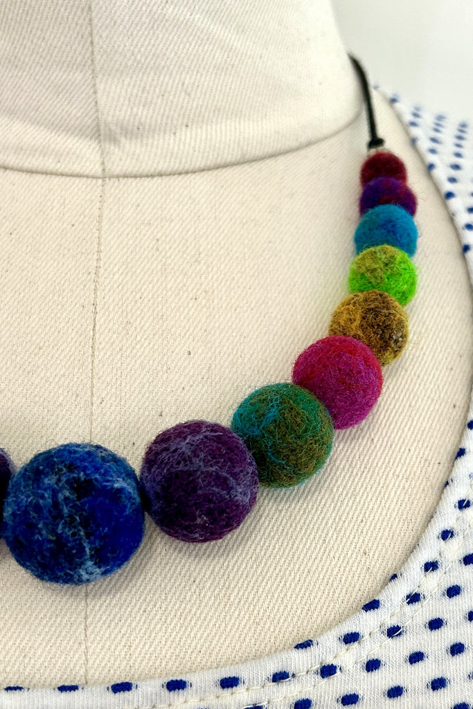 Wool Necklace in Celestial