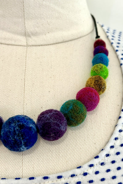 Wool Necklace in Celestial