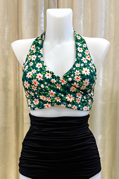 Gina Top in Meadow & Black