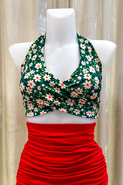 Gina Top in Meadow & Black