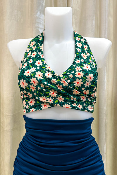 Gina Top in Meadow & Black