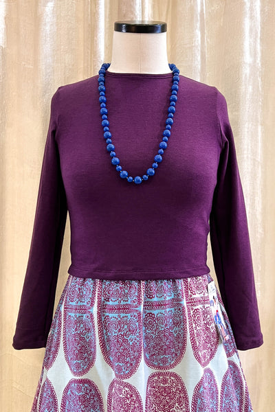 Dani Top in Eggplant