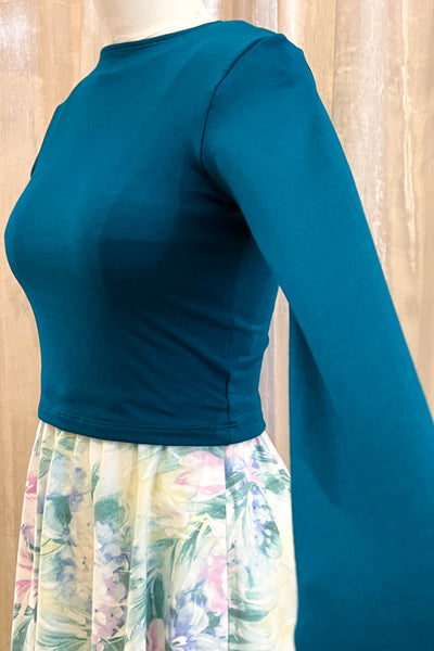 Dani Top in Teal