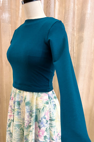 Dani Top in Teal