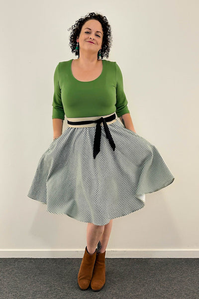 Juniper Check Dress w/ Pockets MEDIUM