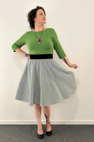 Juniper Check Dress w/ Pockets MEDIUM