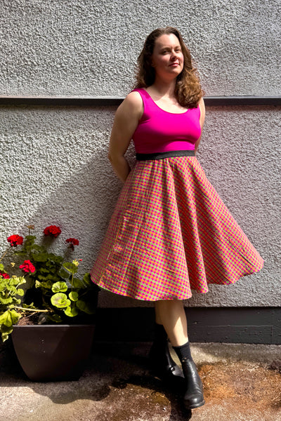 Fuchsia La La Dress w/ Pockets MEDIUM