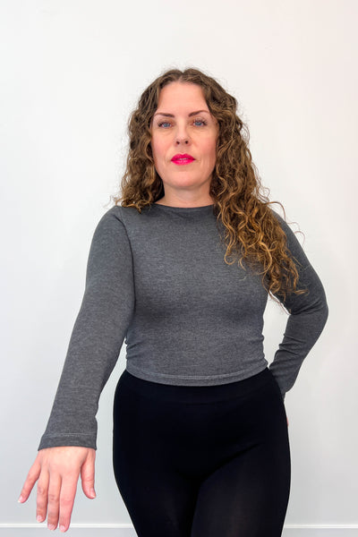 Dani Top in Grey
