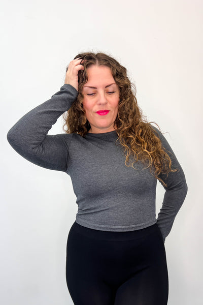 Dani Top in Grey