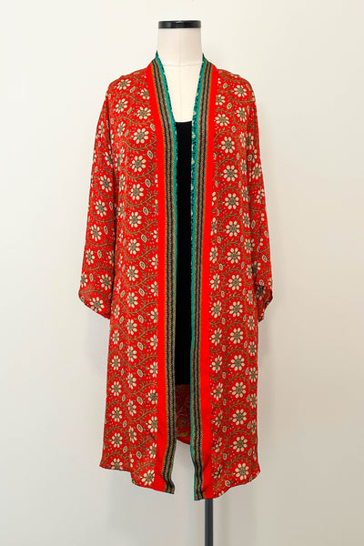 Short Upcycled Robe ~ Catalan
