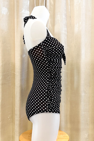 Liz Swimsuit in Black Dot