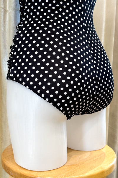 Liz Swimsuit in Black Dot