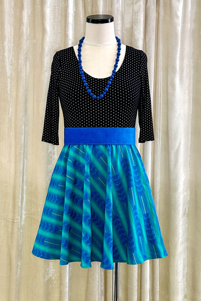Turquoise Suede Wrap Belt