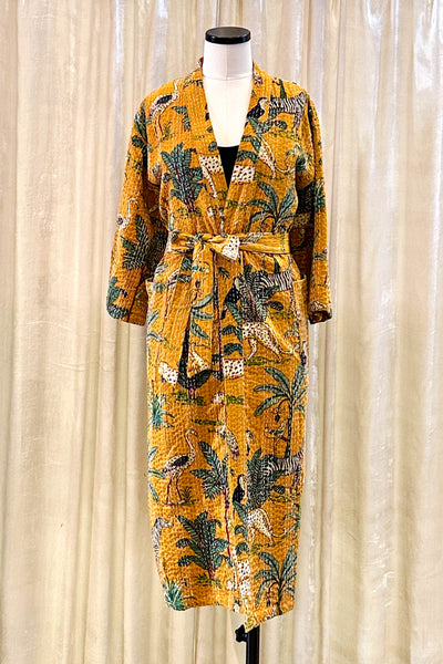 Kantha Robe ~ Golden Jungle