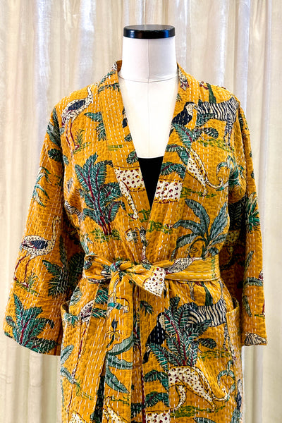 Kantha Robe ~ Golden Jungle