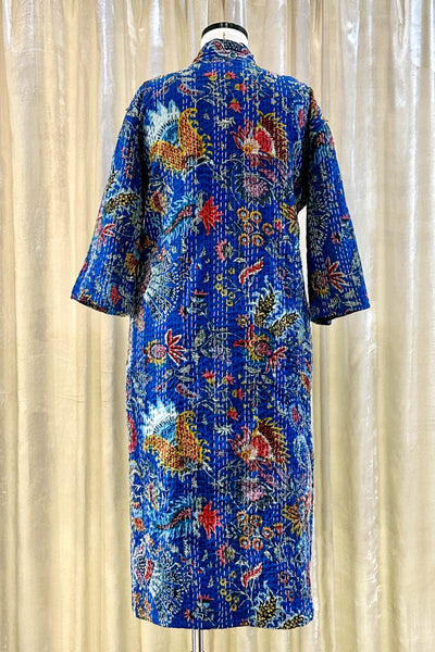 Kantha Robe ~ Royal Blue