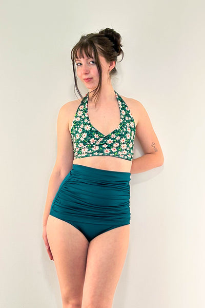 Gina Top in Meadow & Black