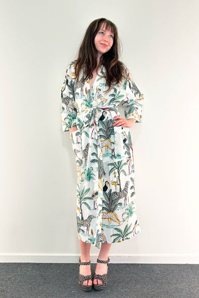 Cotton Robe ~ Jungle
