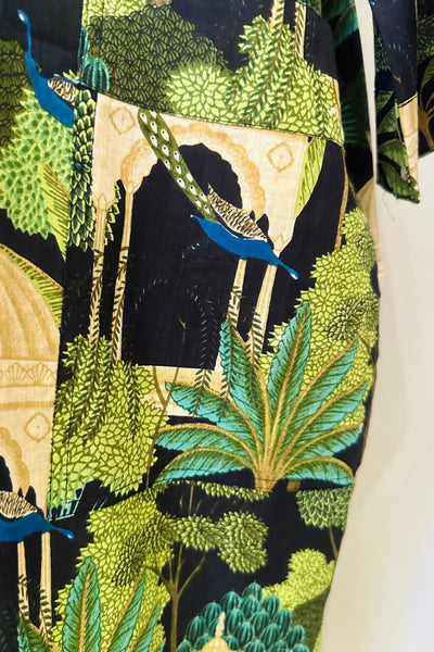 Cotton Robe ~ Peacock