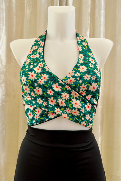 Gina Top in Meadow & Black