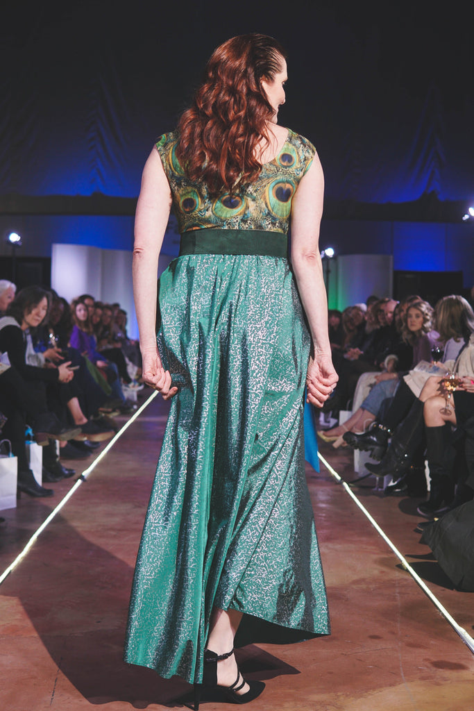 Green Suede Wrap Belt