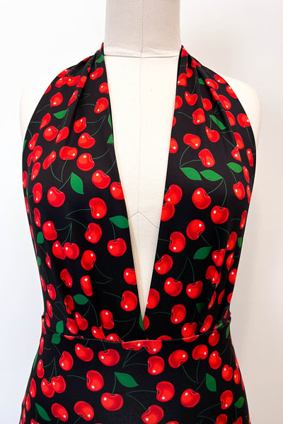 Carmen Swimsuit in Black Cherry