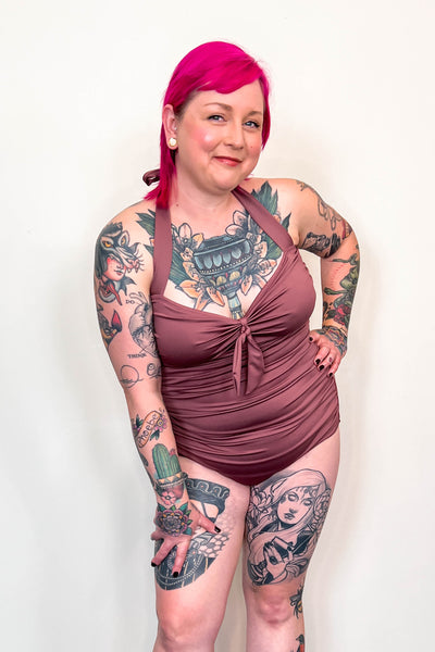 Liz Swimsuit in Rose SMALL