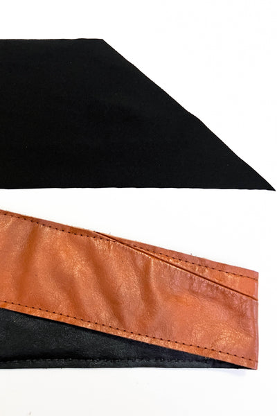 Cognac Wrap Belt