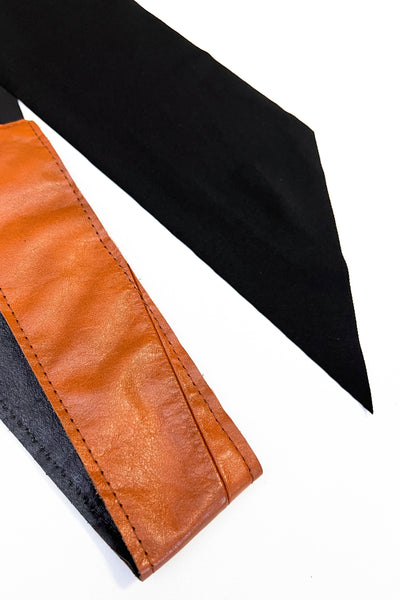 Cognac Wrap Belt
