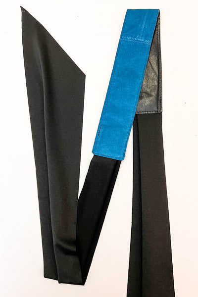 Turquoise Suede Wrap Belt